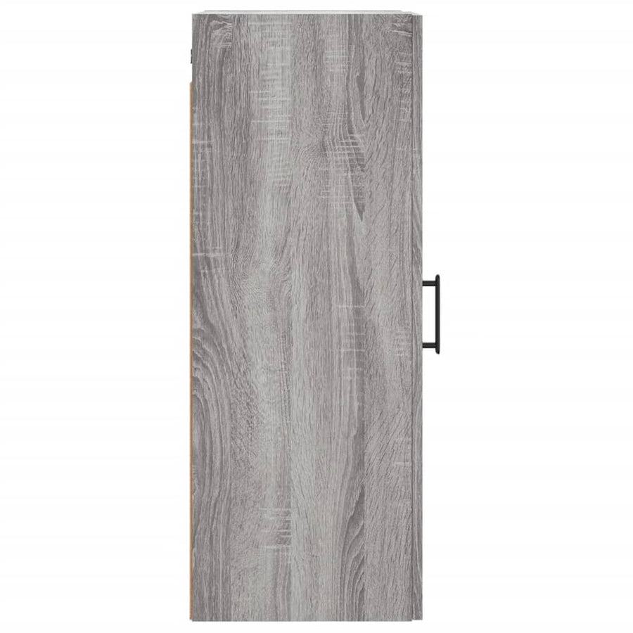 Hangkast 34,5X34X90 Cm Grijs Sonoma Eikenkleurig