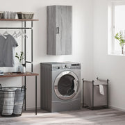 Bovenkast 34,5x34x90 cm grijs sonoma eiken