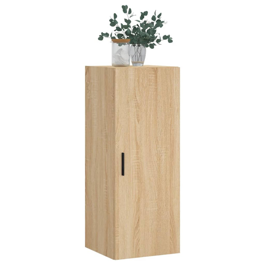 Hangkast 34,5x34x90 cm sonoma eikenkleurig