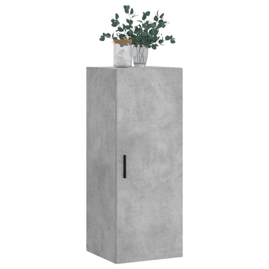 Hangkast 34,5X34X90 Cm Betongrijs