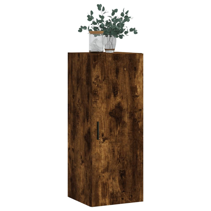 Hangkast 34,5X34X90 Cm Gerookt Eikenkleurig