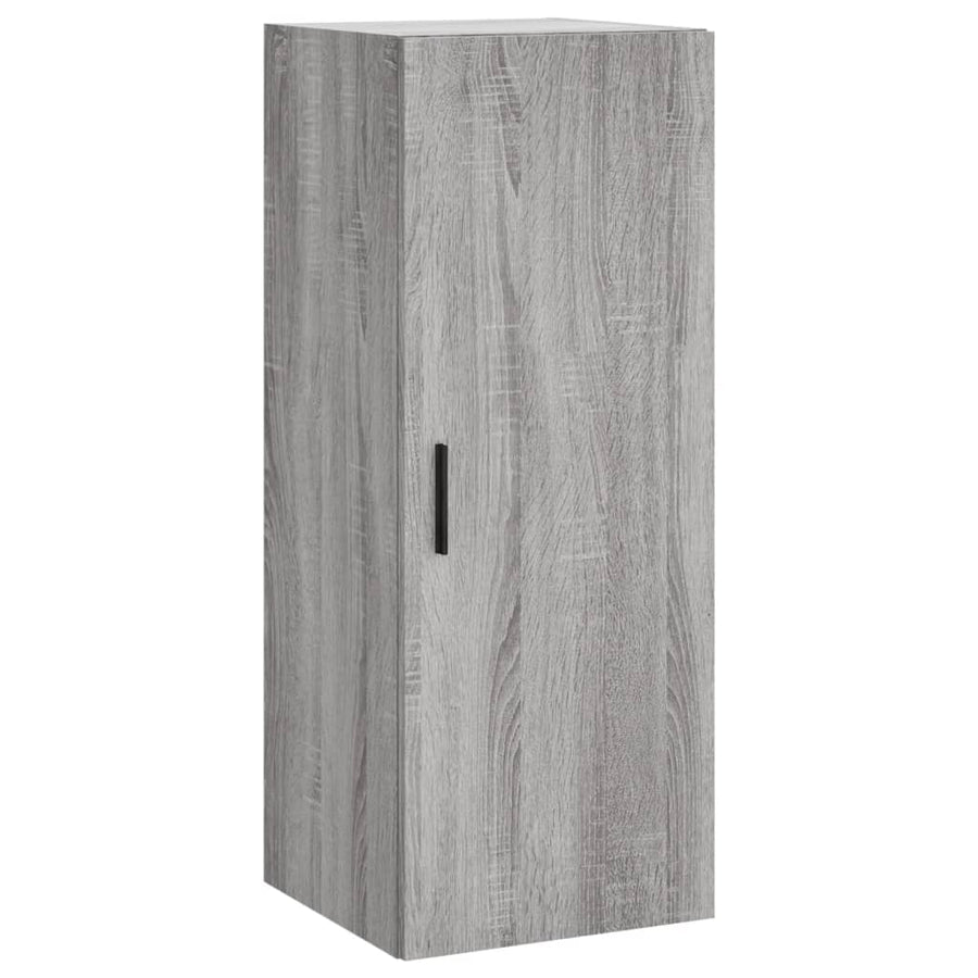 Hangkast 34,5X34X90 Cm Grijs Sonoma Eikenkleurig