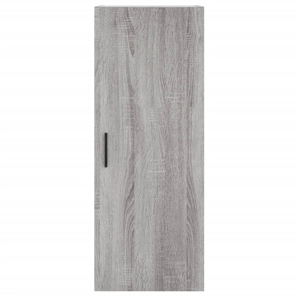 Hangkast 34,5X34X90 Cm Grijs Sonoma Eikenkleurig