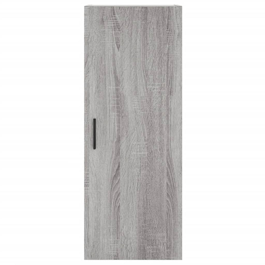 Hangkast 34,5X34X90 Cm Grijs Sonoma Eikenkleurig