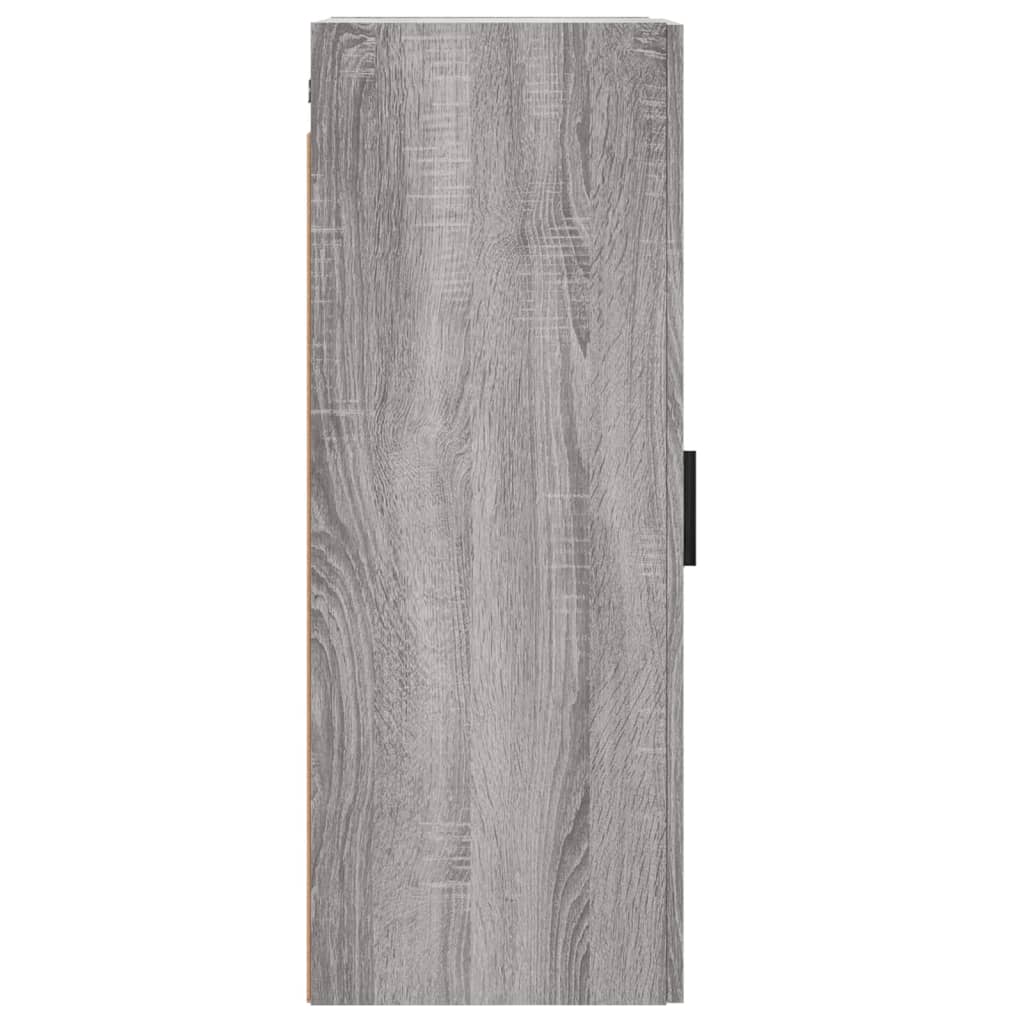 Hangkast 34,5X34X90 Cm Grijs Sonoma Eikenkleurig