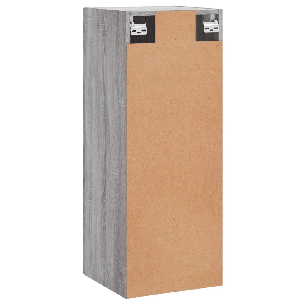Hangkast 34,5X34X90 Cm Grijs Sonoma Eikenkleurig