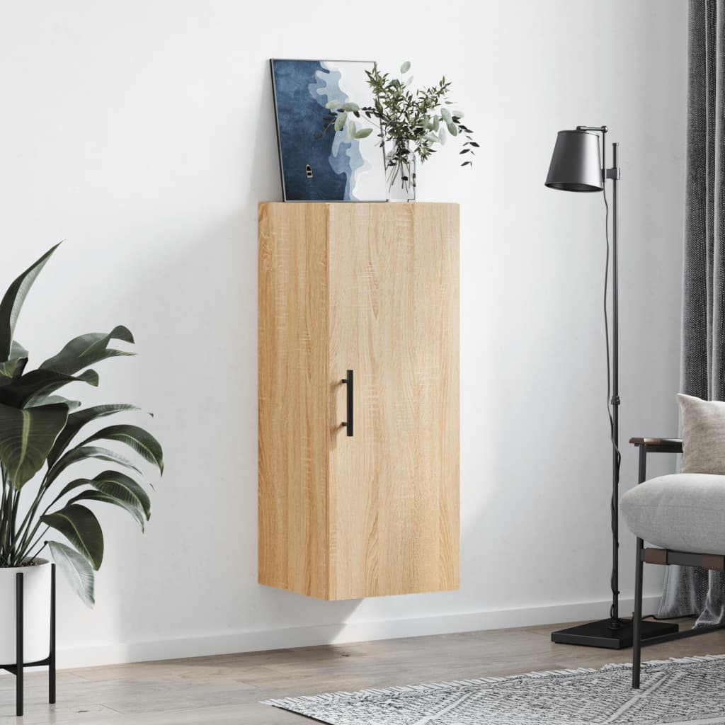 Hangkast 34,5x34x90 cm sonoma eikenkleurig