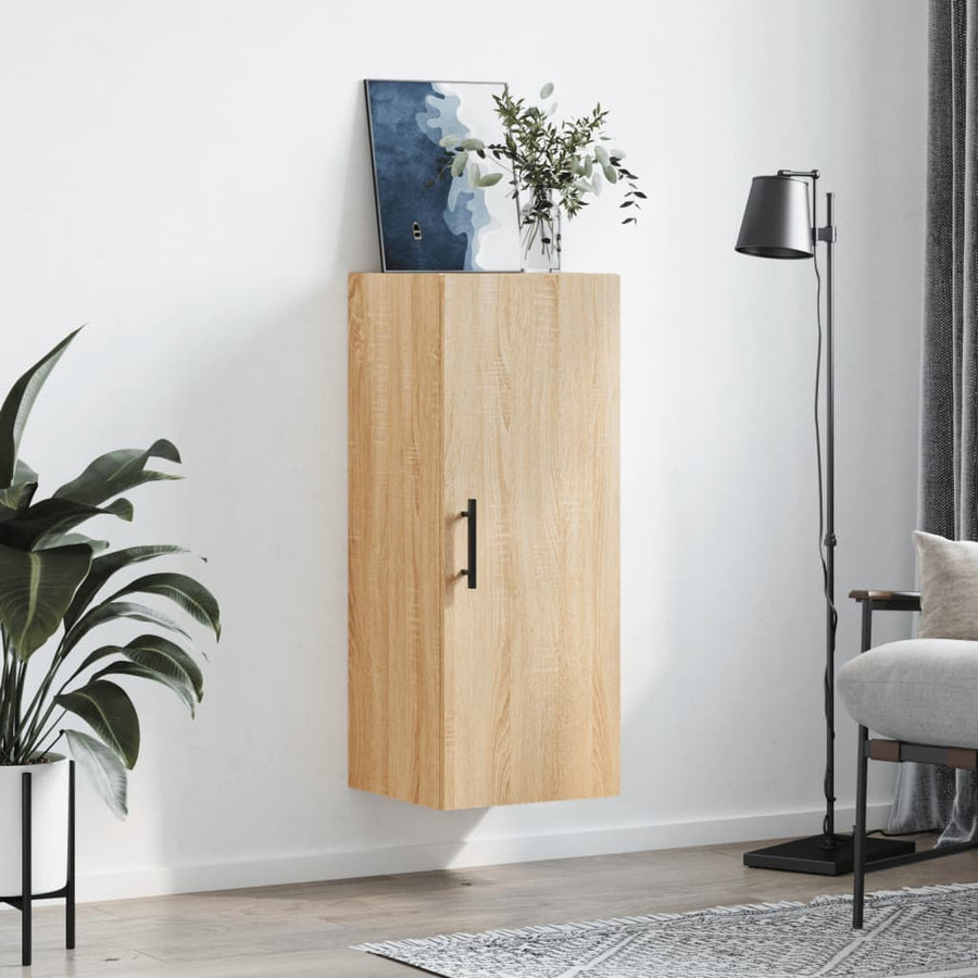 Hangkast 34,5x34x90 cm sonoma eikenkleurig