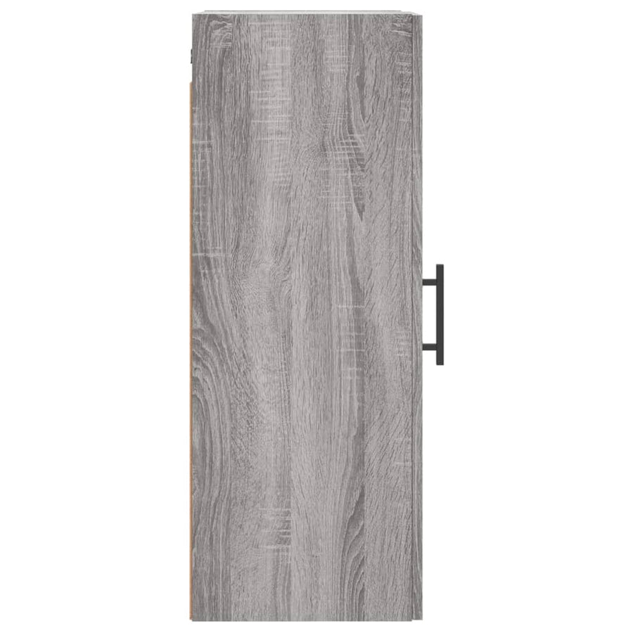 Hangkast 34,5x34x90 cm grijs sonoma eikenkleurig