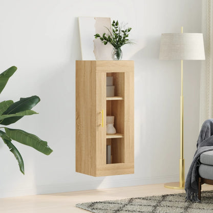 Hangkast 34,5X34X90 Cm Kleurig Sonoma eiken
