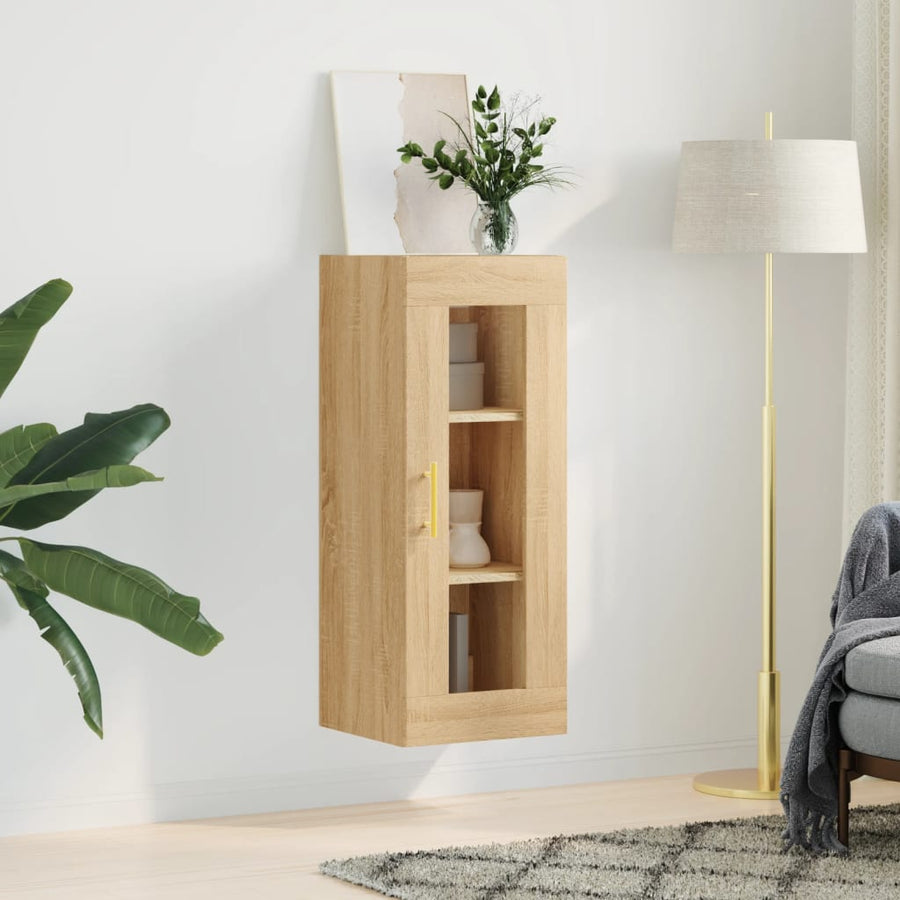 Hangkast 34,5X34X90 Cm Kleurig Sonoma eiken