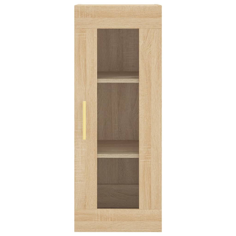 Hangkast 34,5X34X90 Cm Kleurig Sonoma eiken