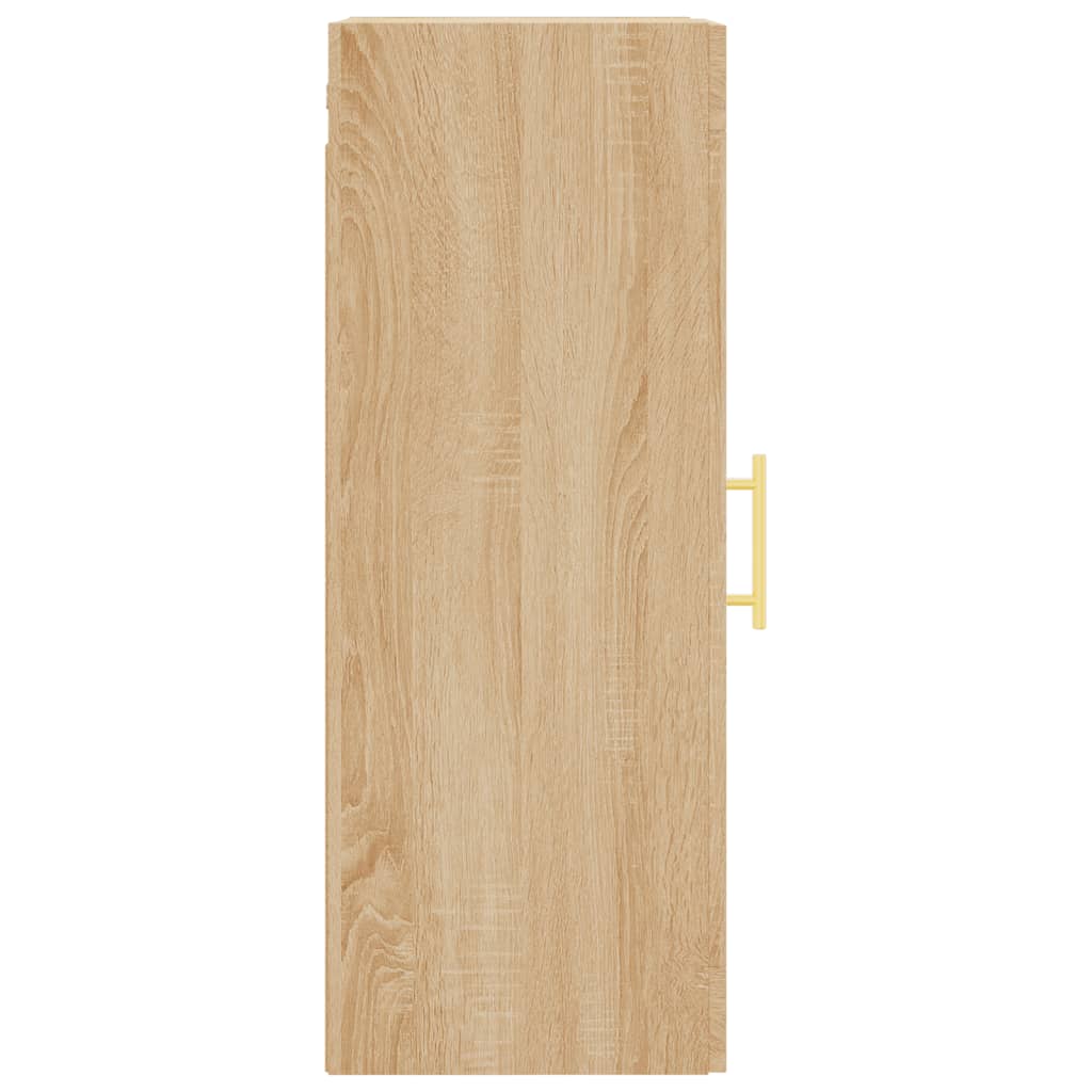 Hangkast 34,5X34X90 Cm Kleurig Sonoma eiken