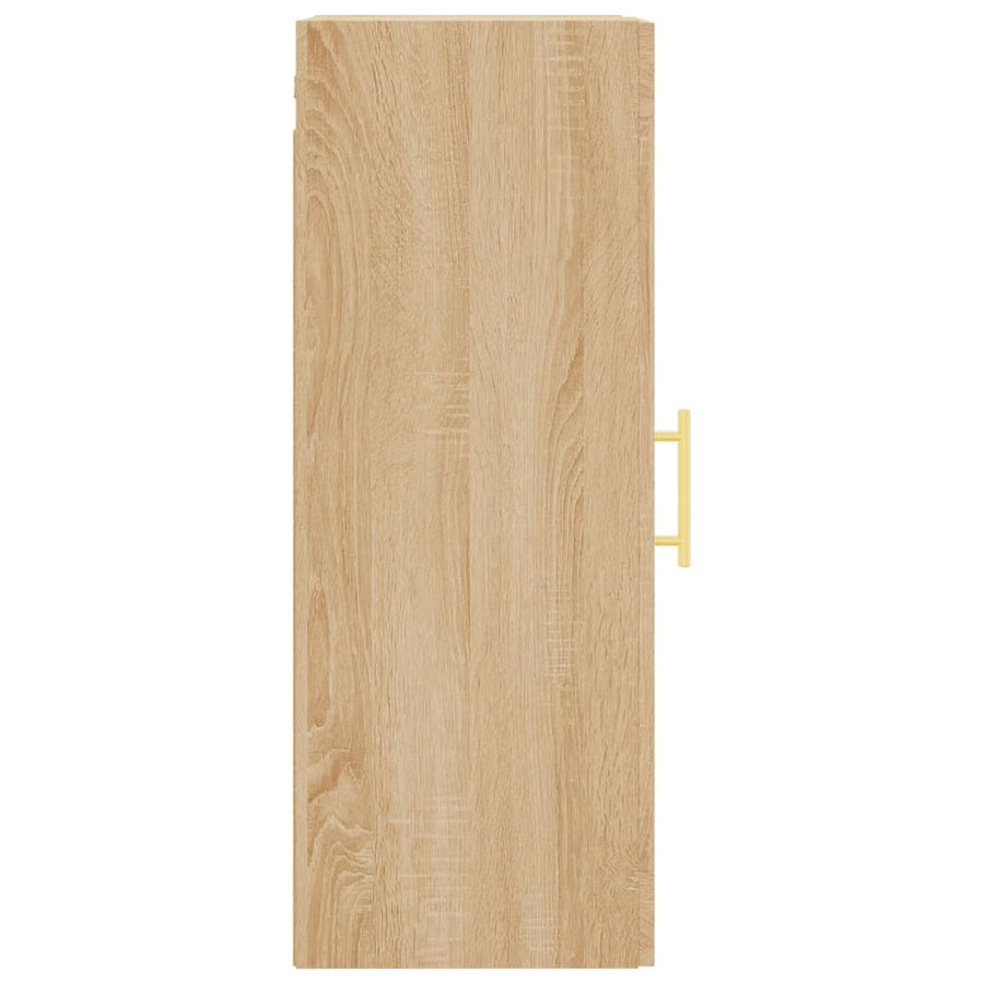 Hangkast 34,5X34X90 Cm Kleurig Sonoma eiken