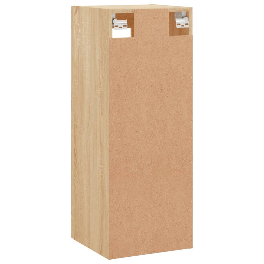 Hangkast 34,5X34X90 Cm Kleurig Sonoma eiken