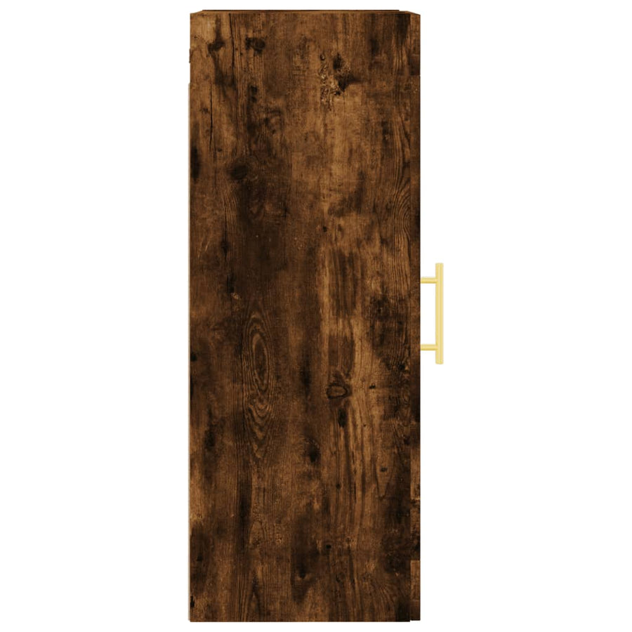 Hangkast 34,5X34X90 Cm Gerookt Eikenkleurig