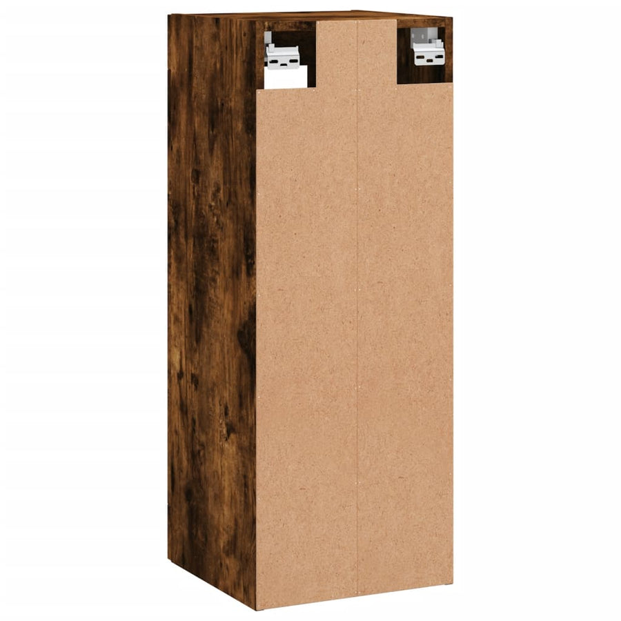 Hangkast 34,5X34X90 Cm Gerookt Eikenkleurig