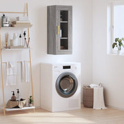 Bovenkast 34,5x34x90 cm grijs sonoma eiken
