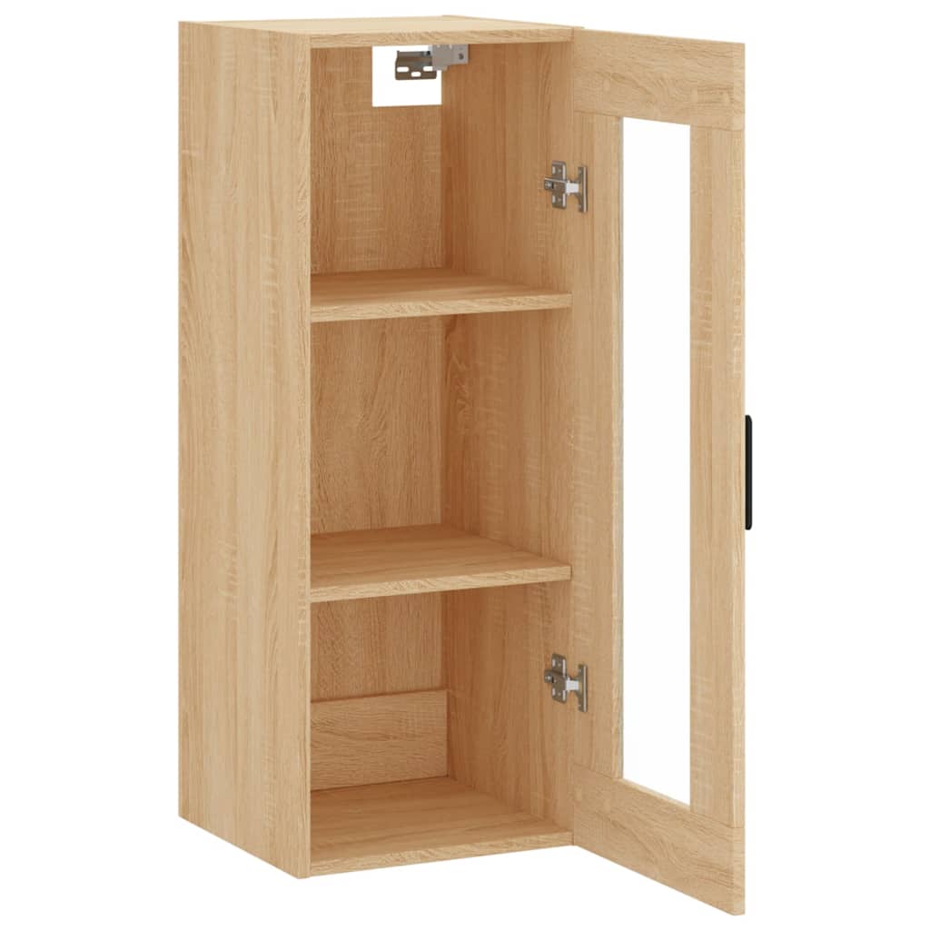 Hangkast 34,5X34X90 Cm Kleurig Sonoma eiken