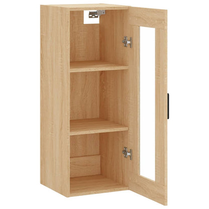 Hangkast 34,5X34X90 Cm Kleurig Sonoma eiken