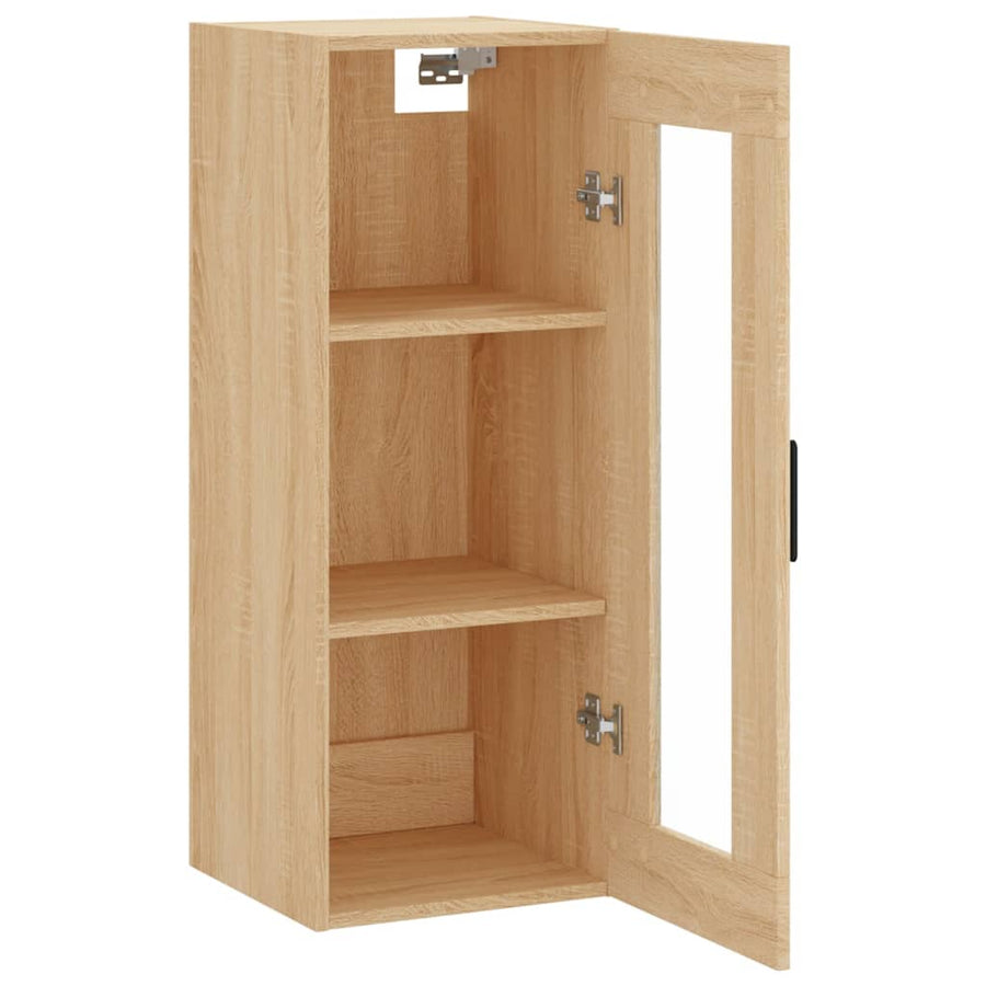 Hangkast 34,5X34X90 Cm Kleurig Sonoma eiken