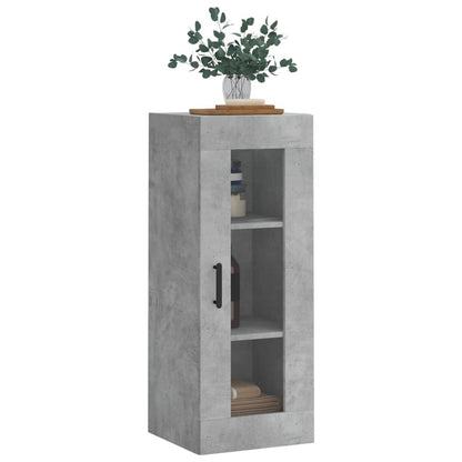 Wandkast 34,5X34X90 Cm Betongrijs