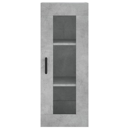 Wandkast 34,5X34X90 Cm Betongrijs