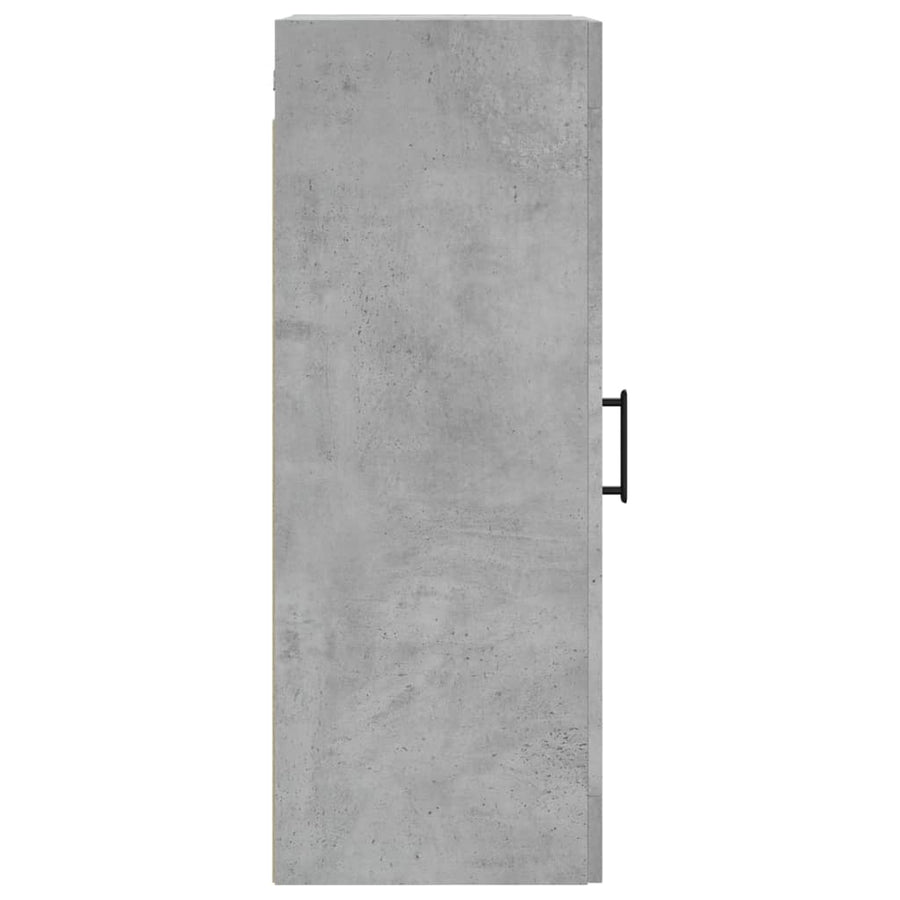 Wandkast 34,5X34X90 Cm Betongrijs