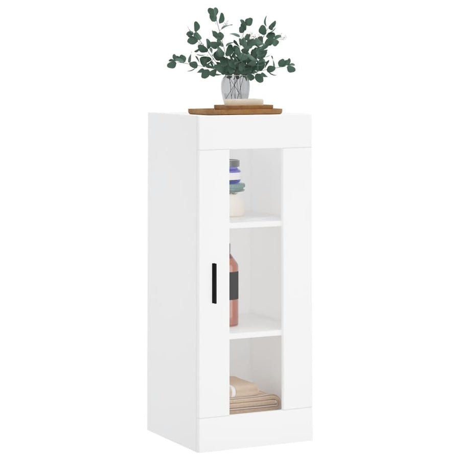 Wandkast 34,5X34X90 Cm Wit