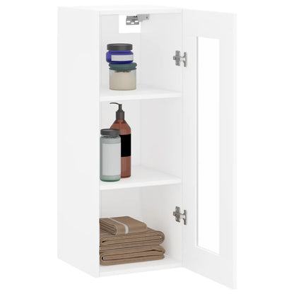 Wandkast 34,5X34X90 Cm Wit