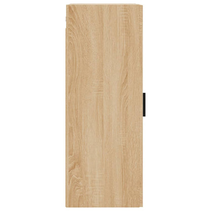 Wandkast 34,5X34X90 Cm Kleurig Sonoma eiken