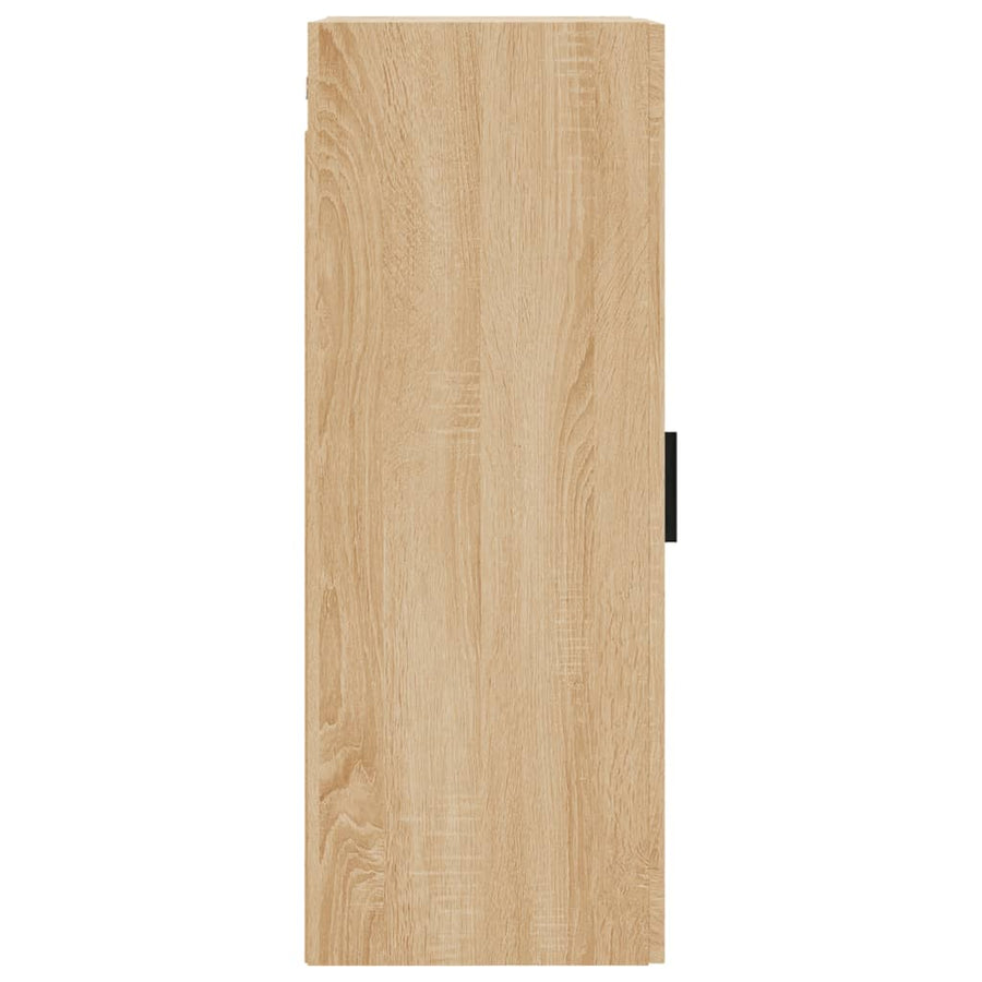 Wandkast 34,5X34X90 Cm Kleurig Sonoma eiken