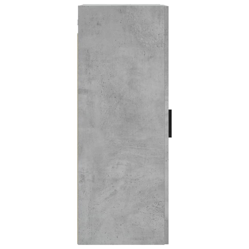 Wandkast 34,5X34X90 Cm Betongrijs