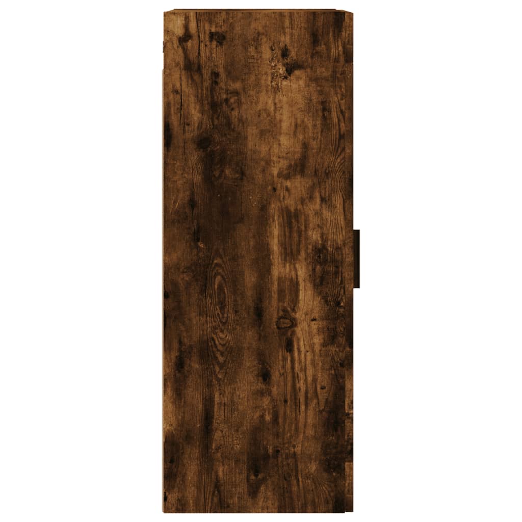 Wandkast 34,5X34X90 Cm Kleurig Gerookt eiken
