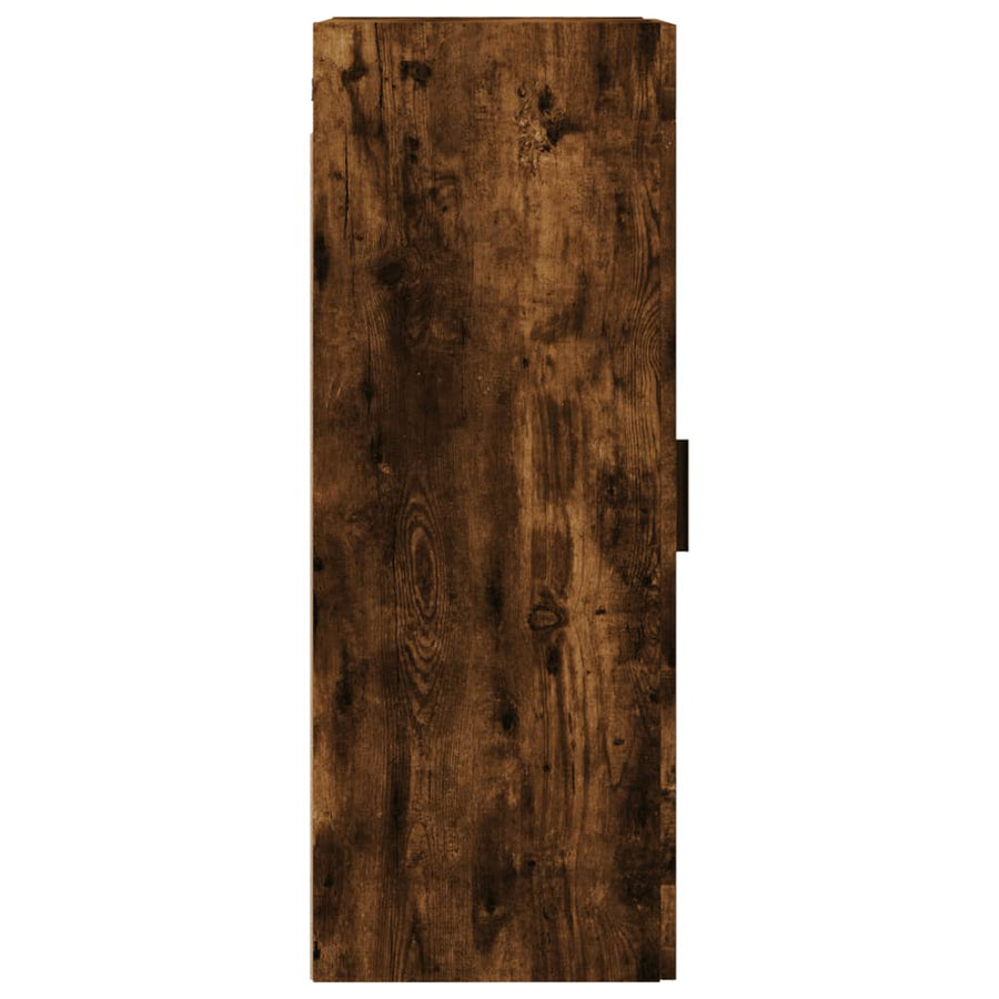 Wandkast 34,5X34X90 Cm Kleurig Gerookt eiken