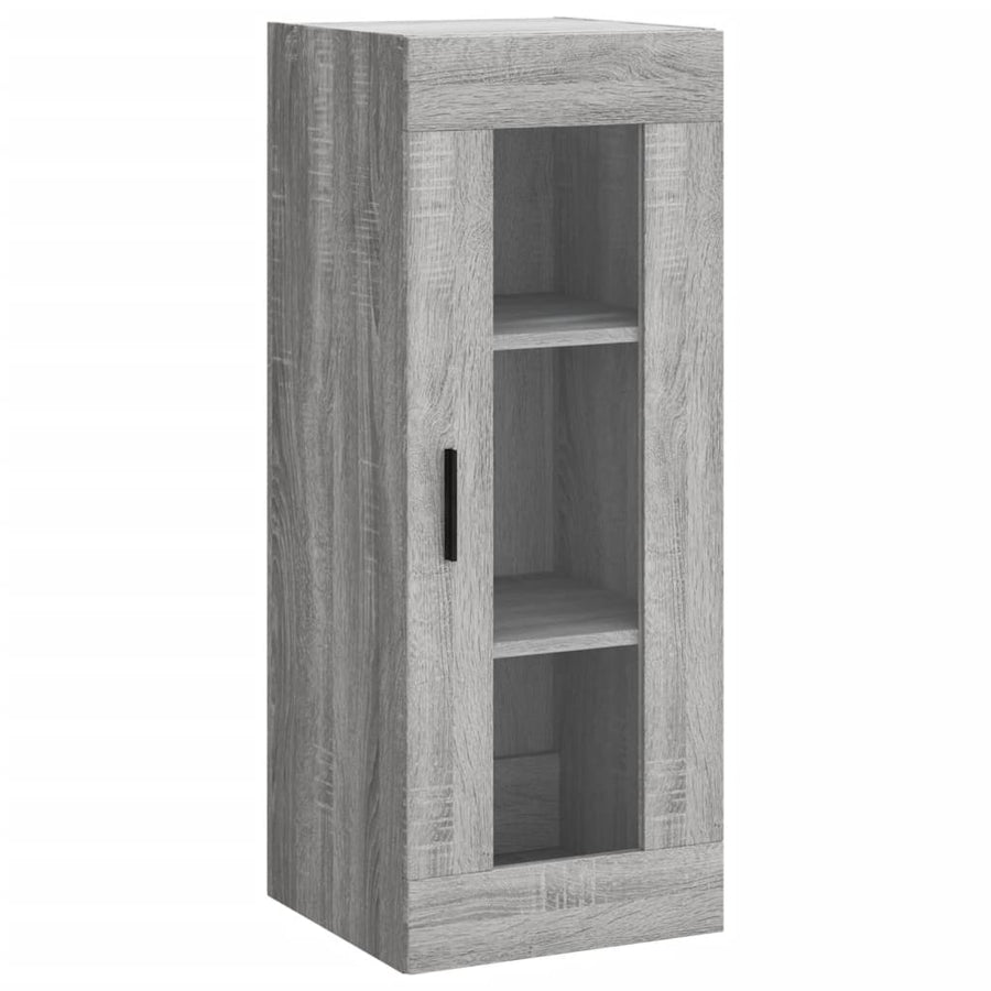 Hangkast 34,5X34X90 Cm Grijs Sonoma Eikenkleurig