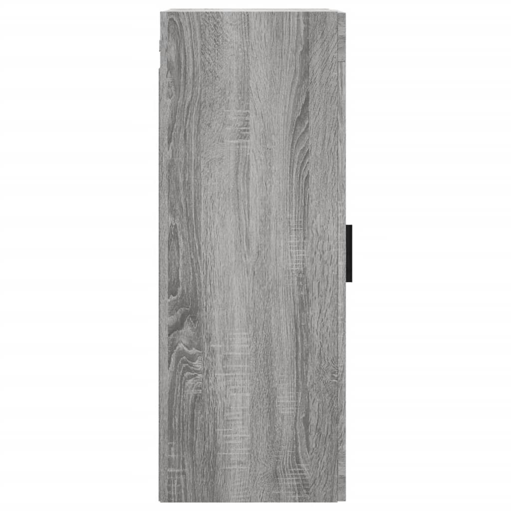 Hangkast 34,5X34X90 Cm Grijs Sonoma Eikenkleurig