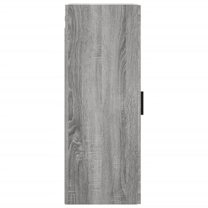 Hangkast 34,5X34X90 Cm Grijs Sonoma Eikenkleurig