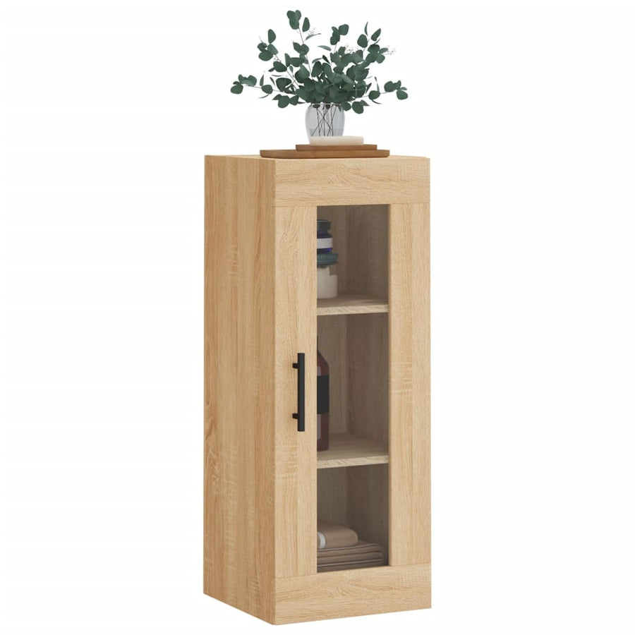 Hangkast 34,5X34X90 Cm Kleurig Sonoma eiken