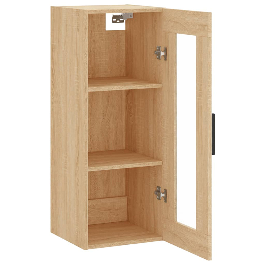 Hangkast 34,5X34X90 Cm Kleurig Sonoma eiken