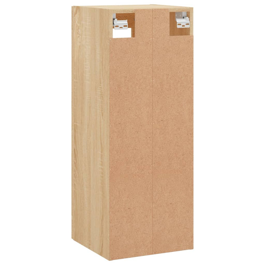 Hangkast 34,5X34X90 Cm Kleurig Sonoma eiken