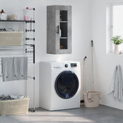 Wall cabinet 34.5x34x90 cm concrete grey