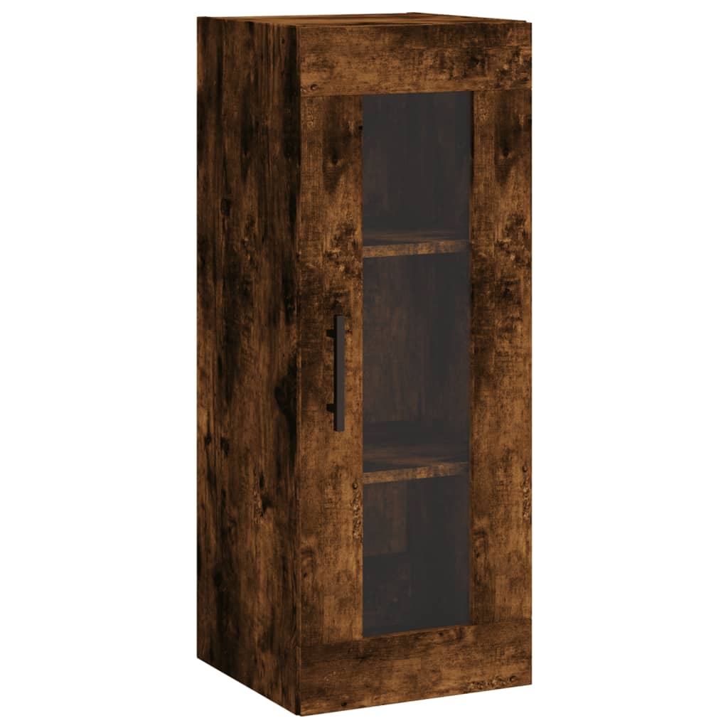 Hangkast 34,5X34X90 Cm Kleurig Gerookt eiken