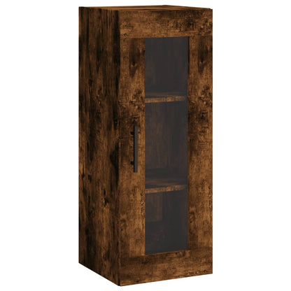 Hangkast 34,5X34X90 Cm Kleurig Gerookt eiken