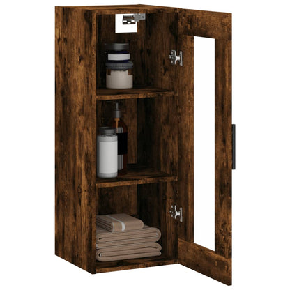 Hangkast 34,5X34X90 Cm Kleurig Gerookt eiken