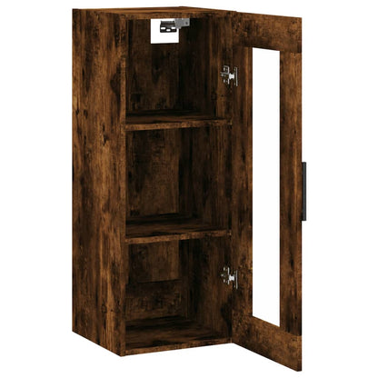 Hangkast 34,5X34X90 Cm Kleurig Gerookt eiken