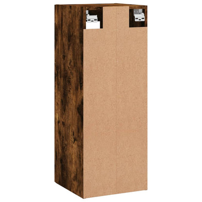 Hangkast 34,5X34X90 Cm Kleurig Gerookt eiken