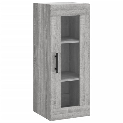 Hangkast 34,5X34X90 Cm Grijs Sonoma Eikenkleurig