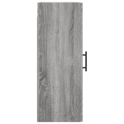 Hangkast 34,5X34X90 Cm Grijs Sonoma Eikenkleurig