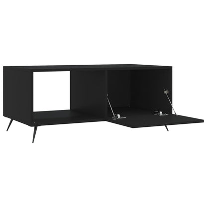 Salontafel 90X50X40 Cm Bewerkt Hout Zwart